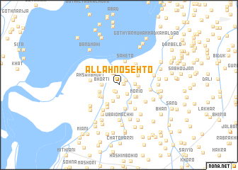 map of Allāhno Sehto