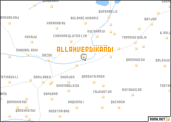 map of Allāhverdī Kandī