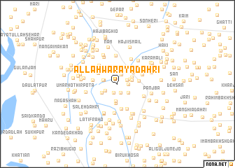 map of Allāh Warāya Dāhri