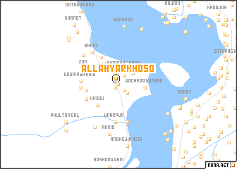 map of Allāhyār Khoso