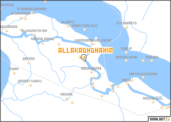 map of Allak adh Dhahir