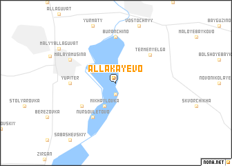 map of Allakayevo