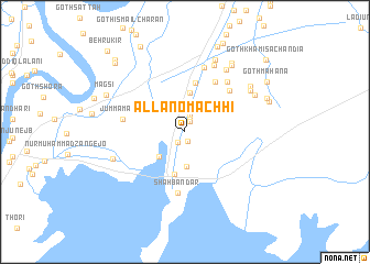 map of Allāno Māchhi
