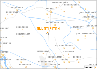 map of Al Laţīfīyah