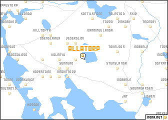 map of Allatorp