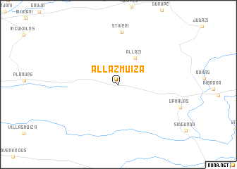 map of Allažmuiža