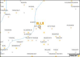 map of Alla