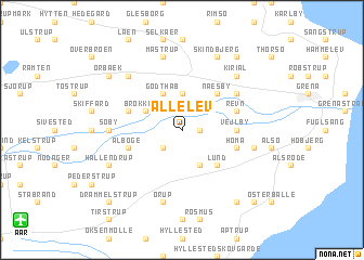 map of Allelev