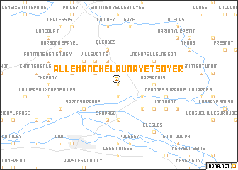 map of Allemanche-Launay-et-Soyer