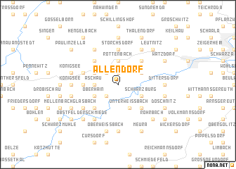 map of Allendorf