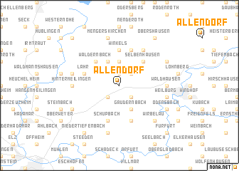 map of Allendorf