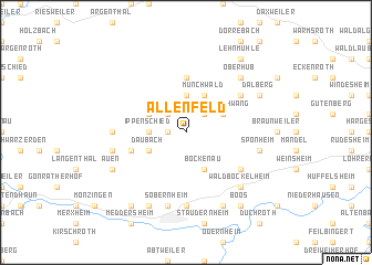 map of Allenfeld