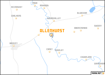 map of Allenhurst