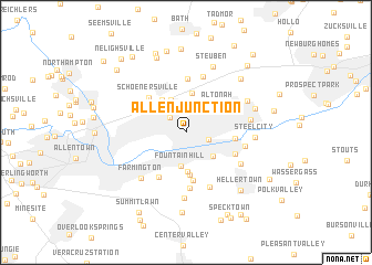 map of Allen Junction