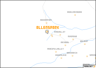 map of Allenspark