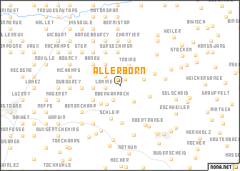 map of Allerborn