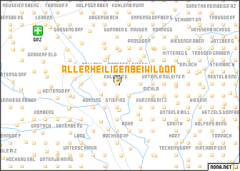 map of Allerheiligen bei Wildon