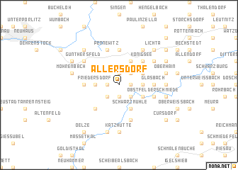 map of Allersdorf