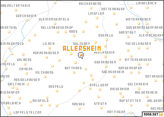 map of Allersheim