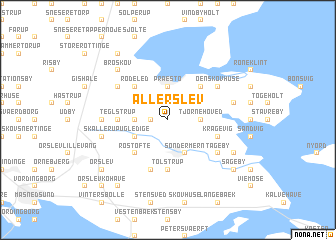 map of Allerslev