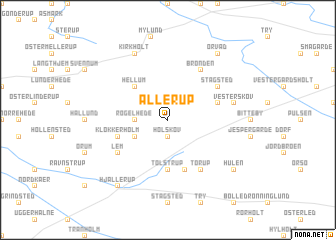 map of Allerup