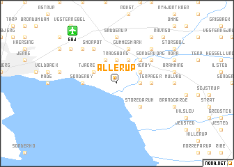 map of Allerup