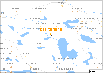 map of Allgunnen