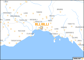 map of Allialli