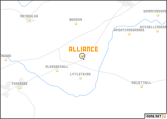 map of Alliance