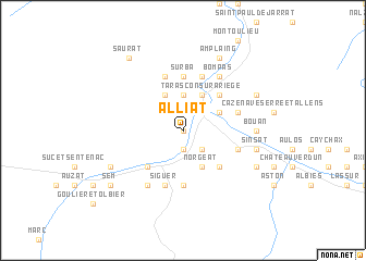 map of Alliat