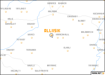 map of Allıışık