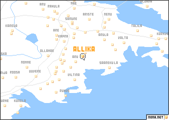 map of Allika