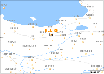 map of Allika