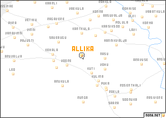 map of Allika