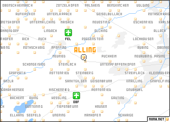 map of Alling