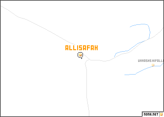 map of Al Lişāfah