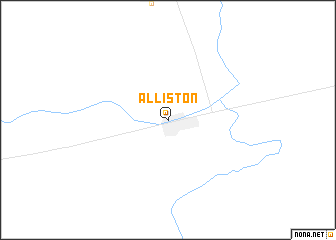 map of Alliston