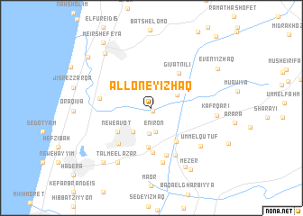 map of Allone Yiẕẖaq