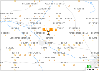 map of Allouis