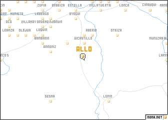 map of Allo