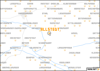 map of Allstedt