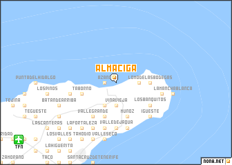 map of Almáciga