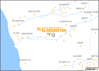 map of Al Madanīyah