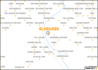 map of Al Madīnah