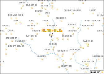 map of Al Mafālīs