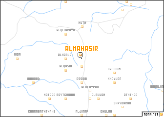 map of Al Maḩāşir