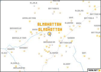 map of Al Maḩaţţah