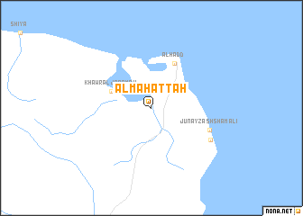 map of Al Maḩaţţah