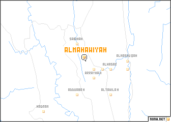 map of Al Maḩāwiyah