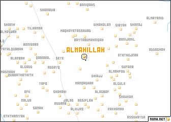 map of Al Maḩillah